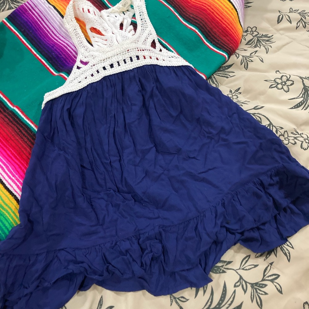 Crocheted super cute tank top